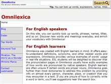 Tablet Screenshot of omnilexica.com